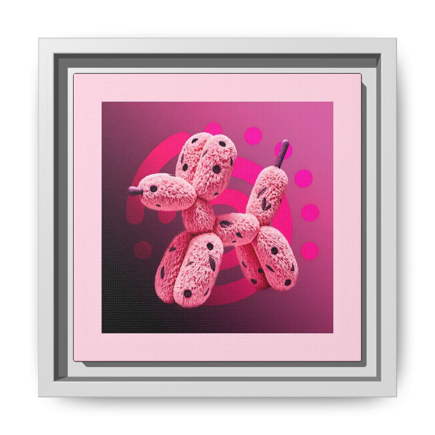 Canvas Art Print - Furry Balloon Dog