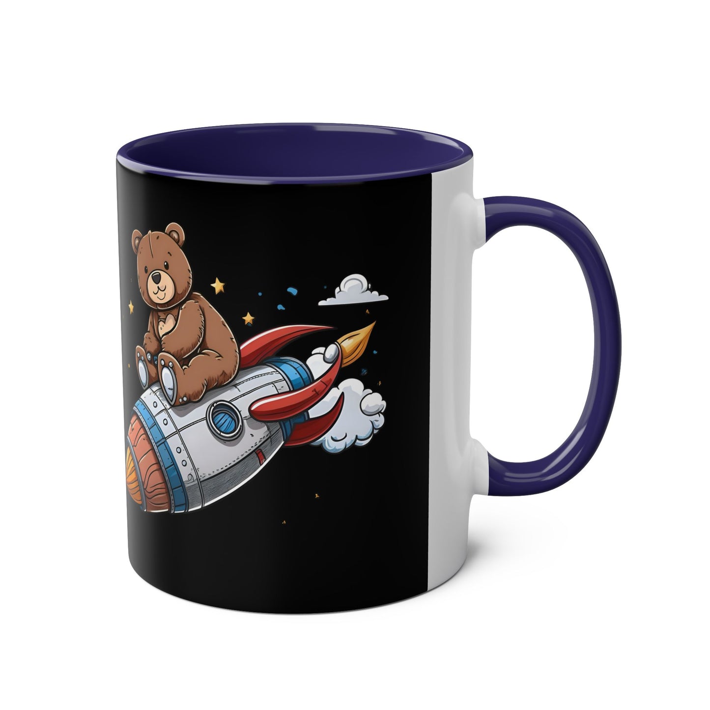 Rocket Bear Mug - Adventure Coffee Cup for Space Lovers & Dreamers