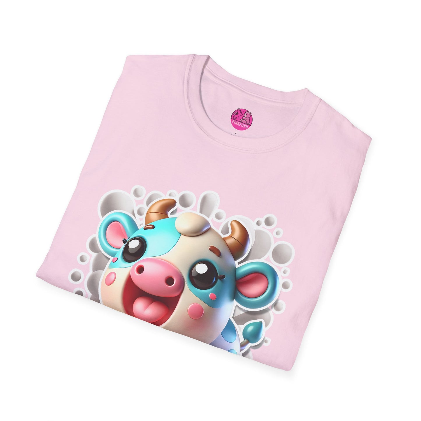 Carmen the Cow T-Shirt - Cute Farmyard Tee for Fun Fashion Fans