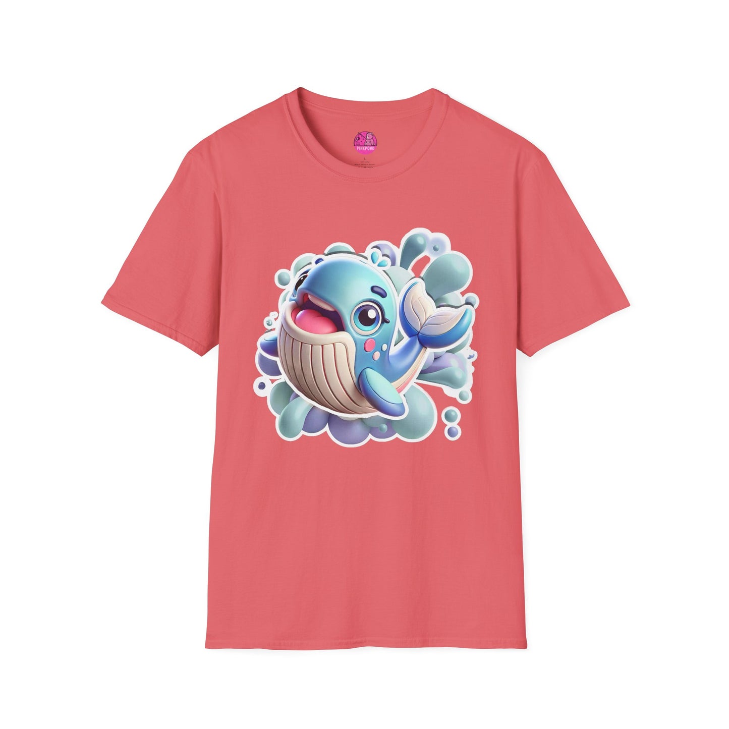 Walter the Whale - Joyful Ocean Explorer T-Shirt