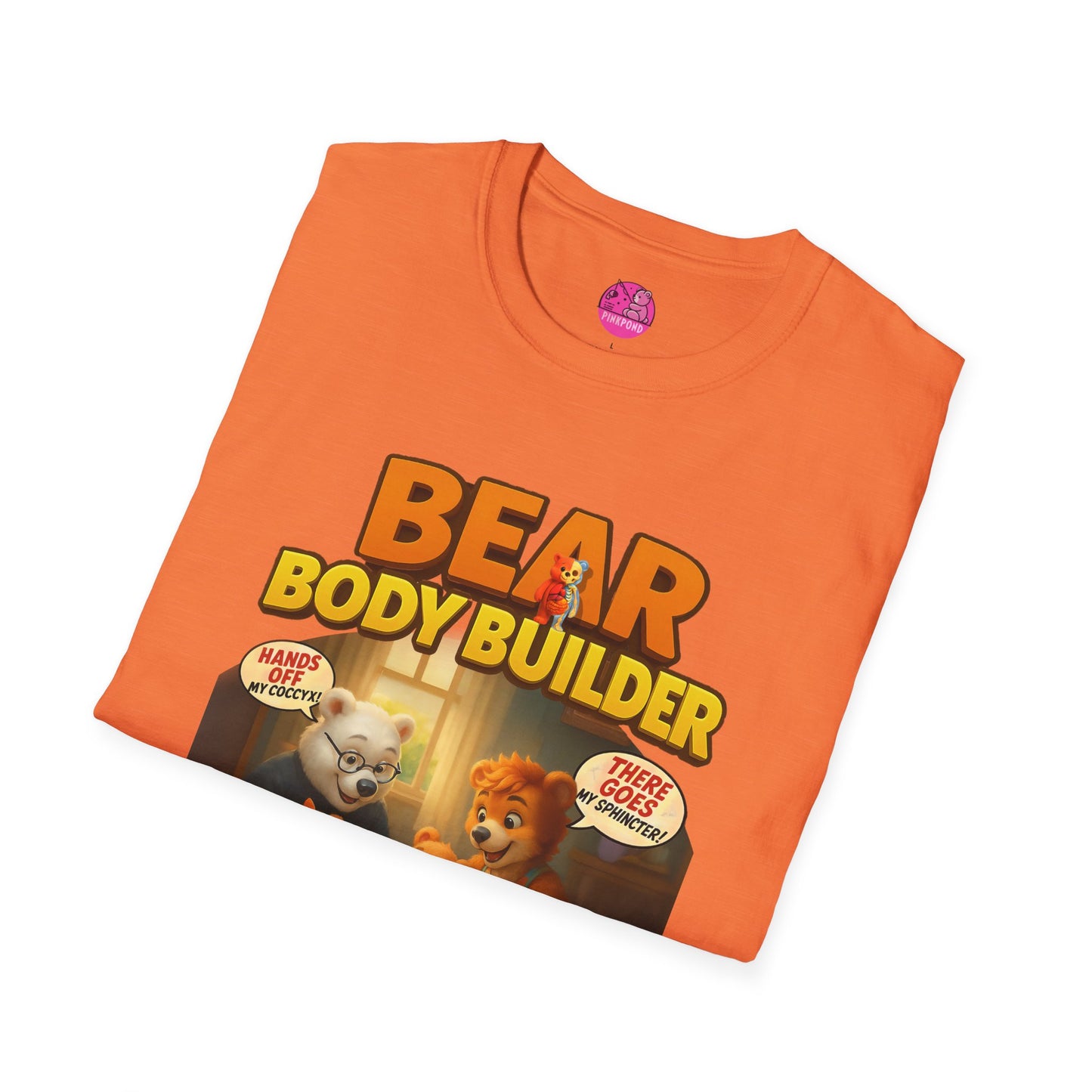 Bear Body Builder Parody Game Tee