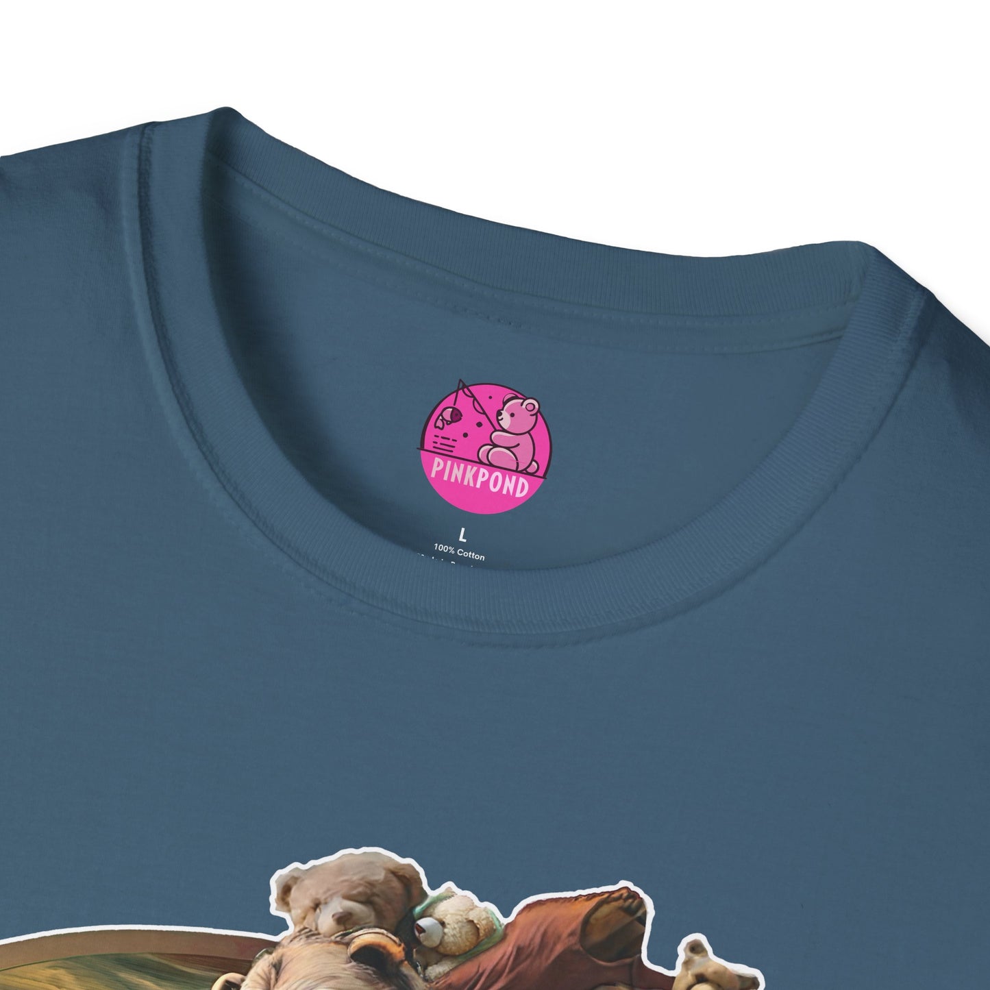 Graphic T-Shirt The Creation of Teddy - Art Lover Gift for bear Fans - Unisex Softstyle