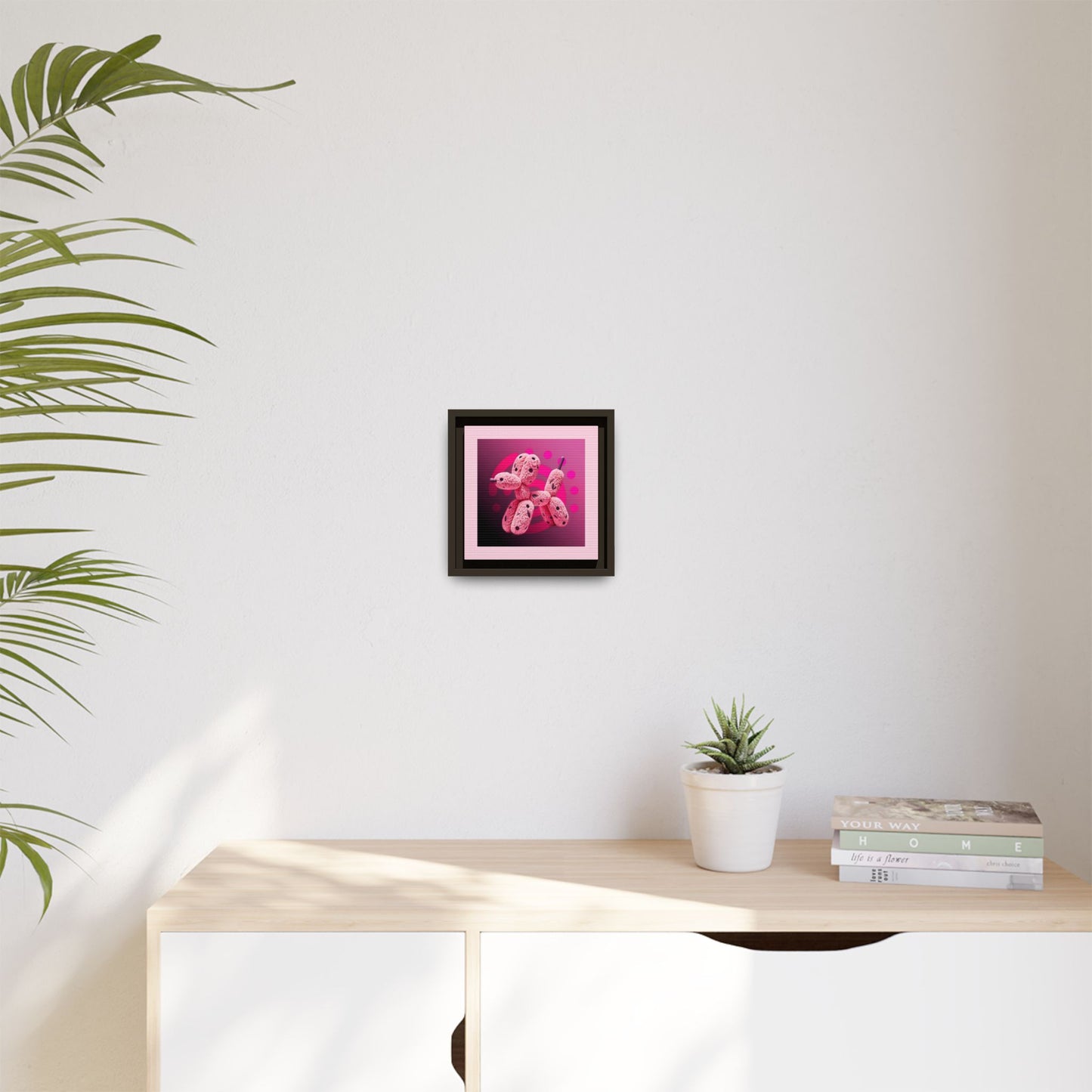Canvas Art Print - Furry Balloon Dog