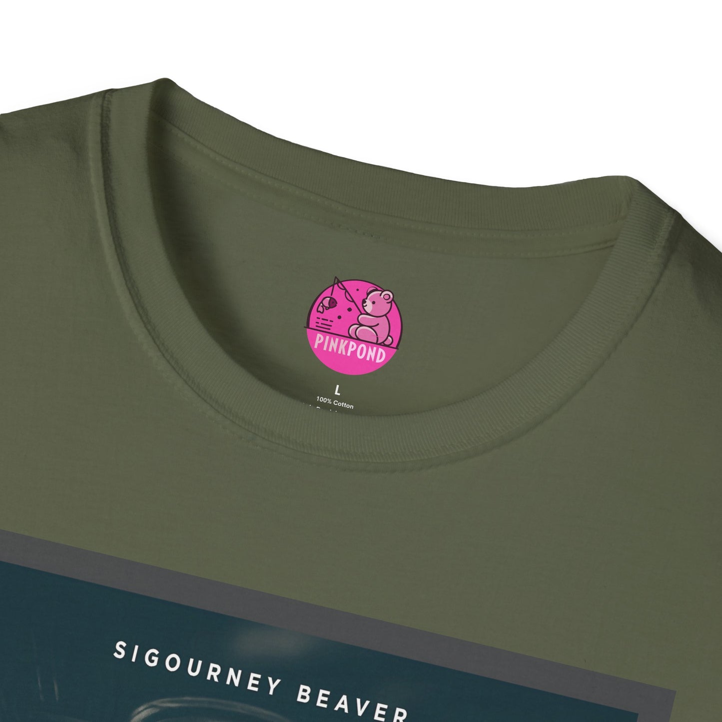 Retro Noir Alien Parody Sci-Fi T-Shirt Featuring Sigourney Beaver