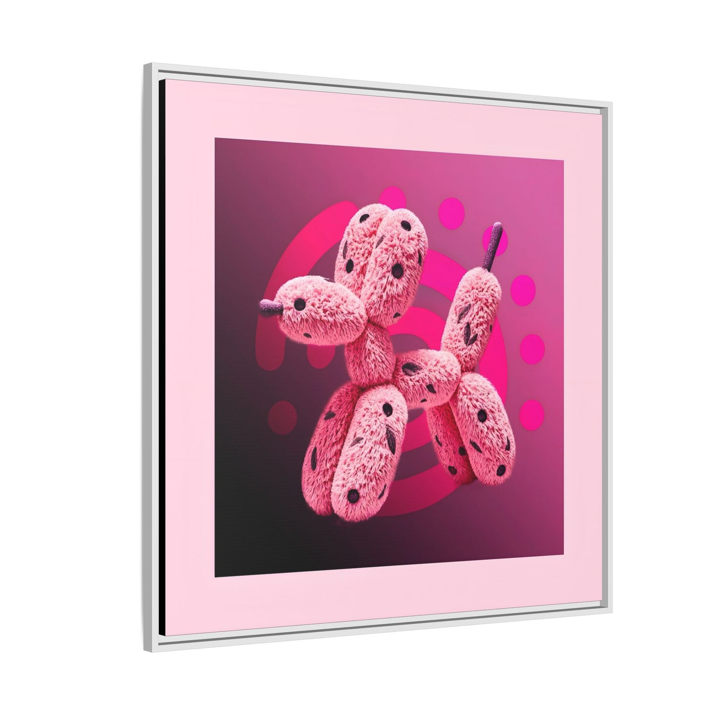 Canvas Art Print - Furry Balloon Dog