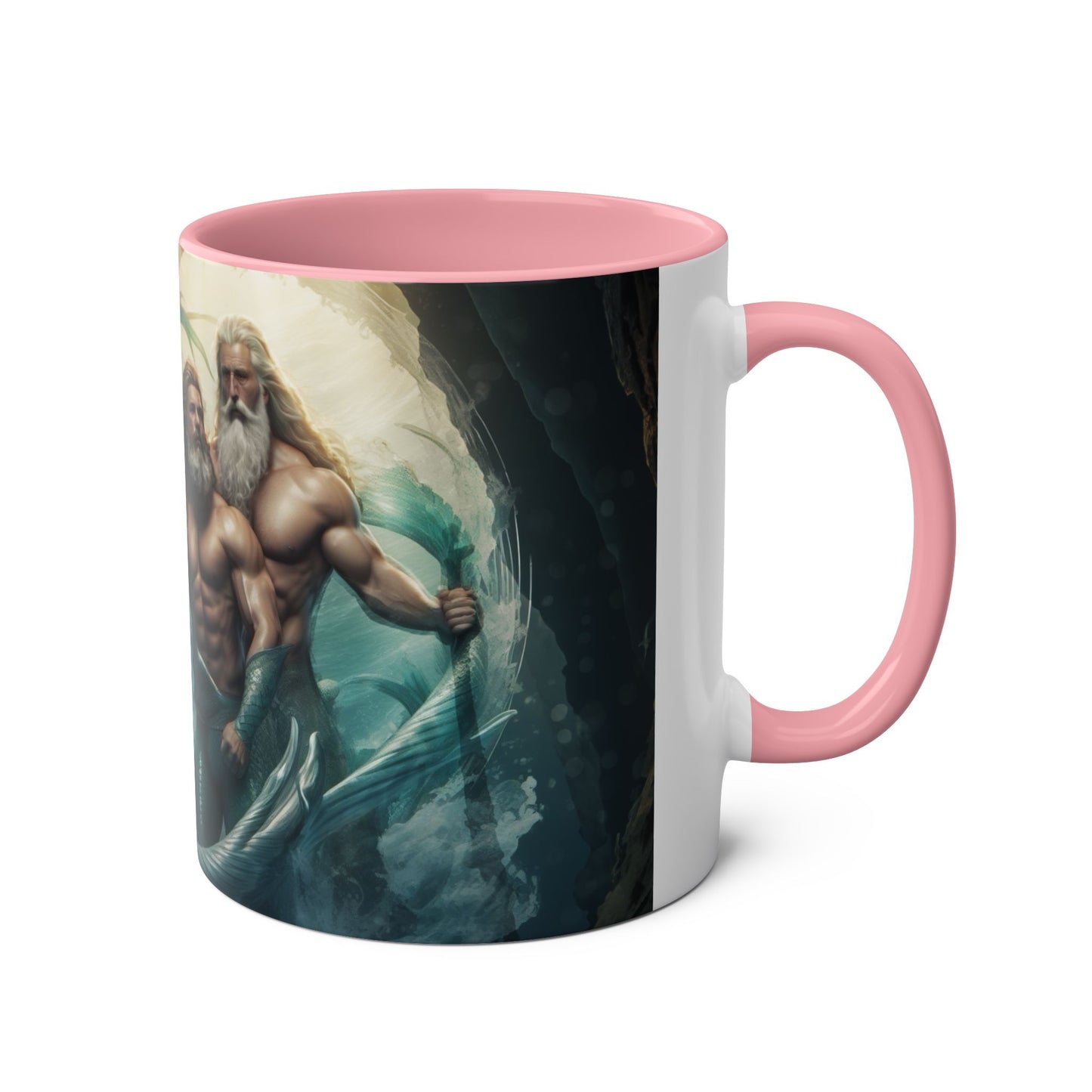 Mug: The Ocean's Legacy Mythical Mermen Design 11oz