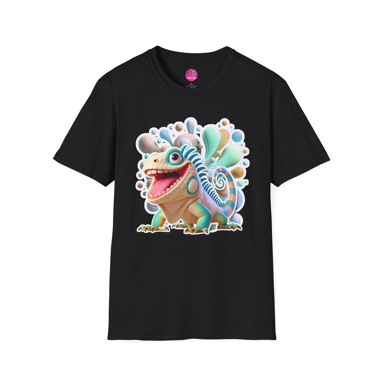 Iggy the Iguana T-Shirt โ The King of Cool! - Unisex Softstyle Tee