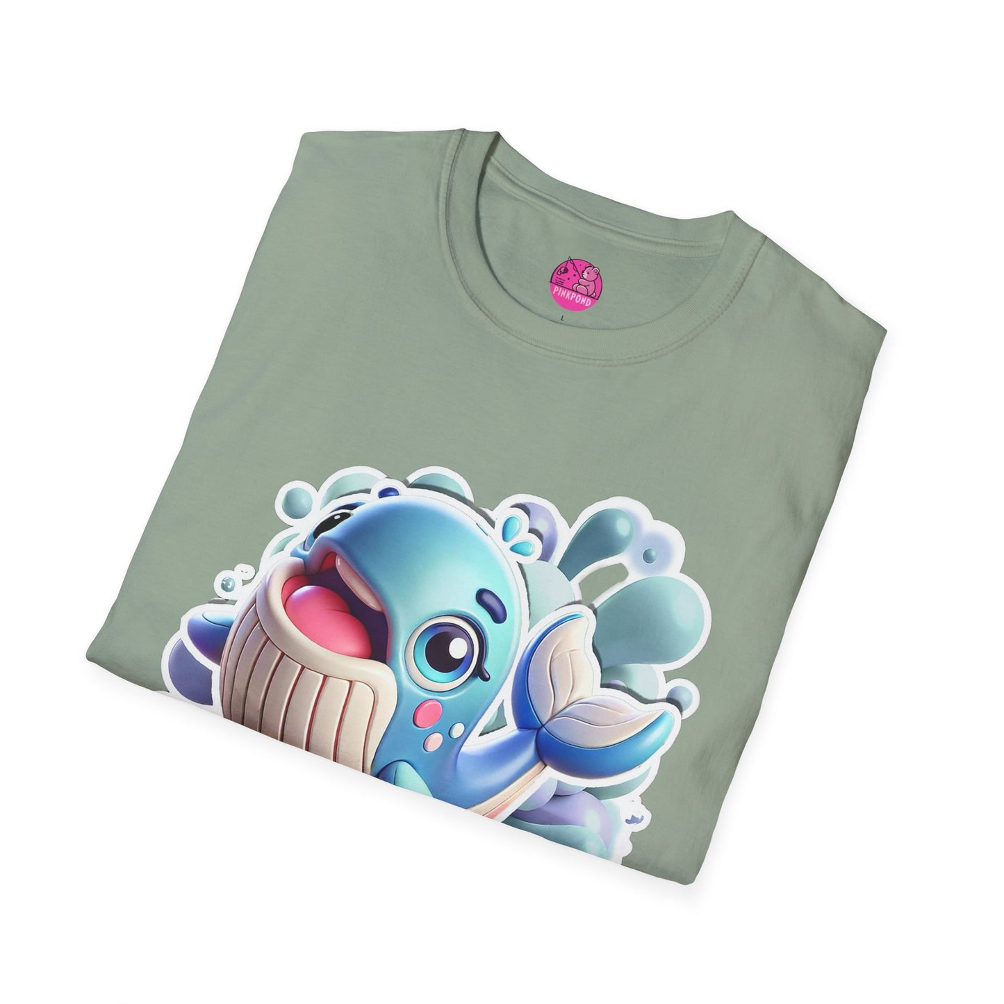 Walter the Whale - Joyful Ocean Explorer T-Shirt
