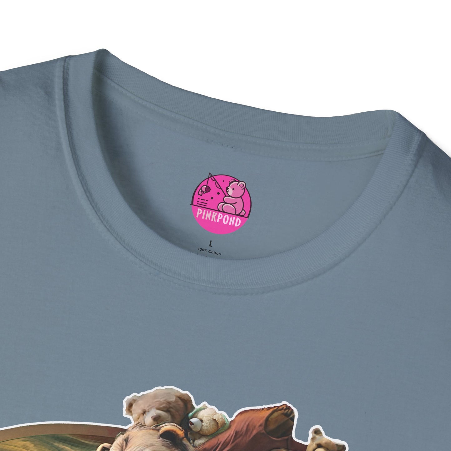 Graphic T-Shirt The Creation of Teddy - Art Lover Gift for bear Fans - Unisex Softstyle