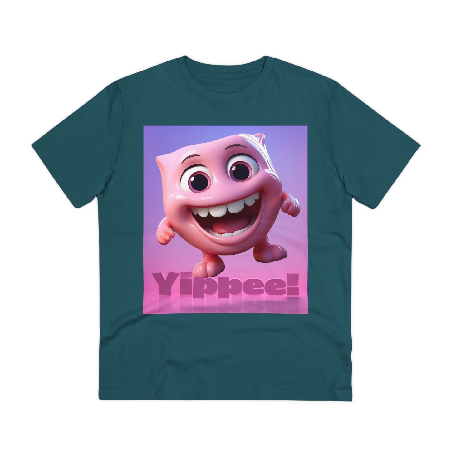 Polly the Pink Monster Smile Graphic T-shirt - Unisex