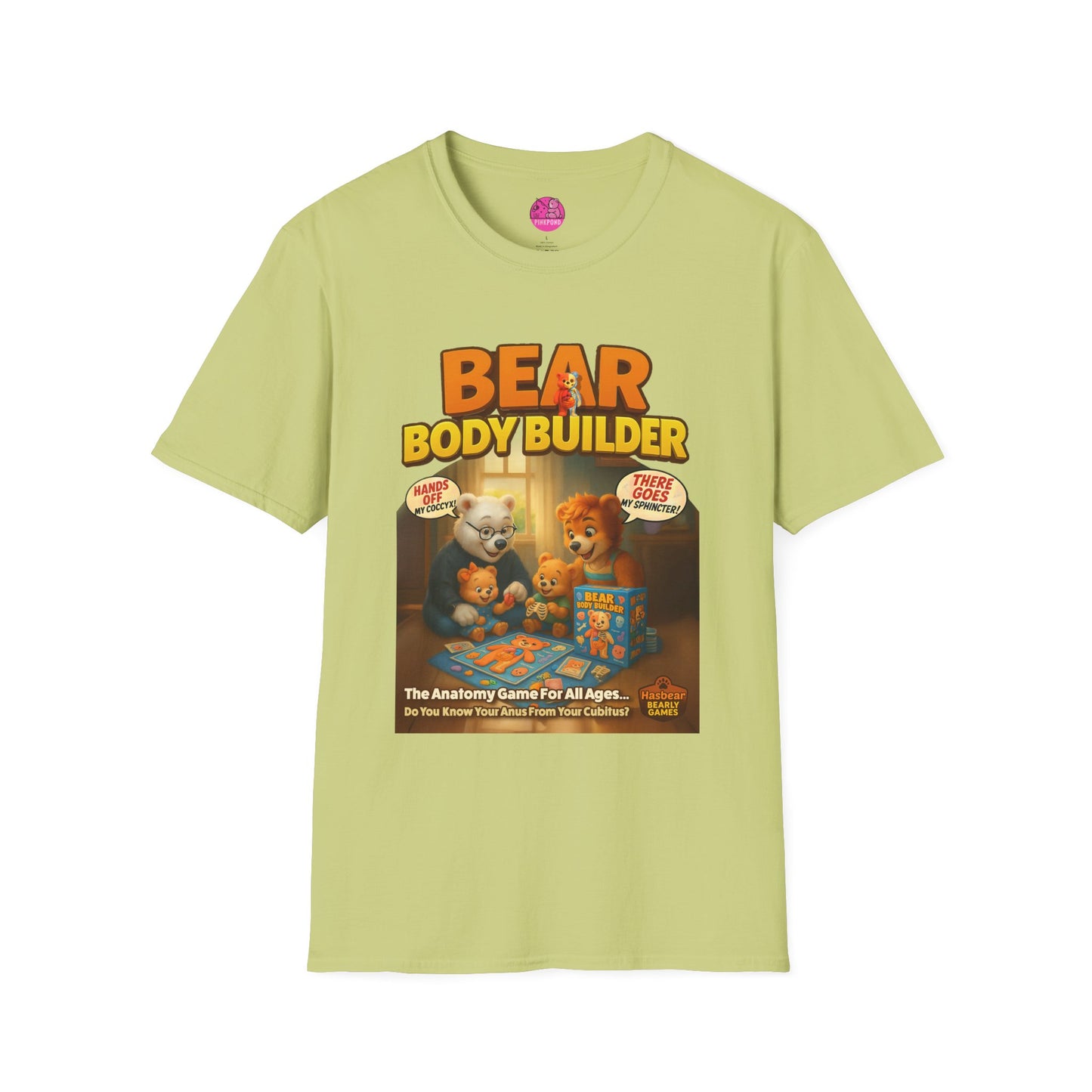 Bear Body Builder Parody Game Tee