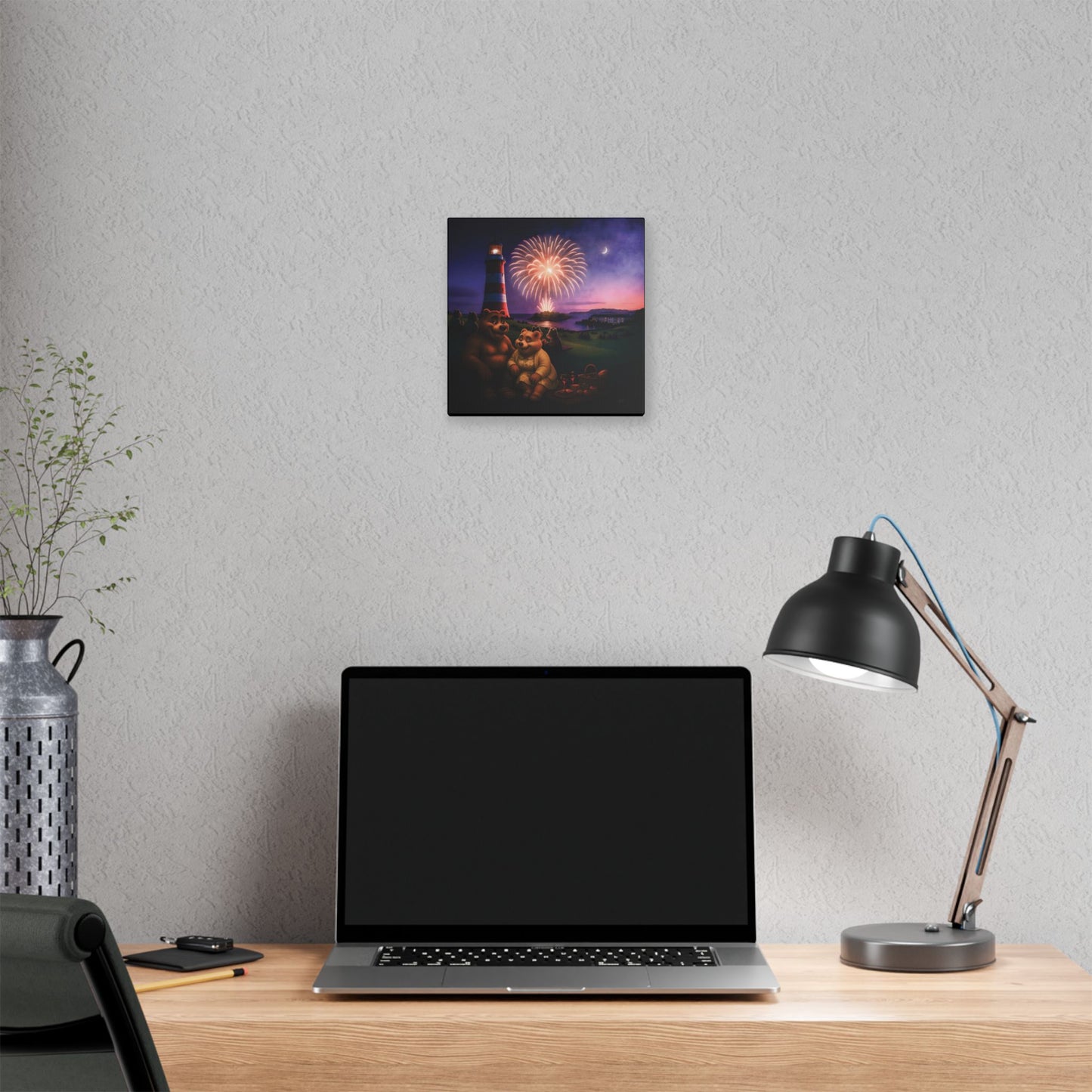 Art Canvas - The Firework Contest by Andrew McCarter