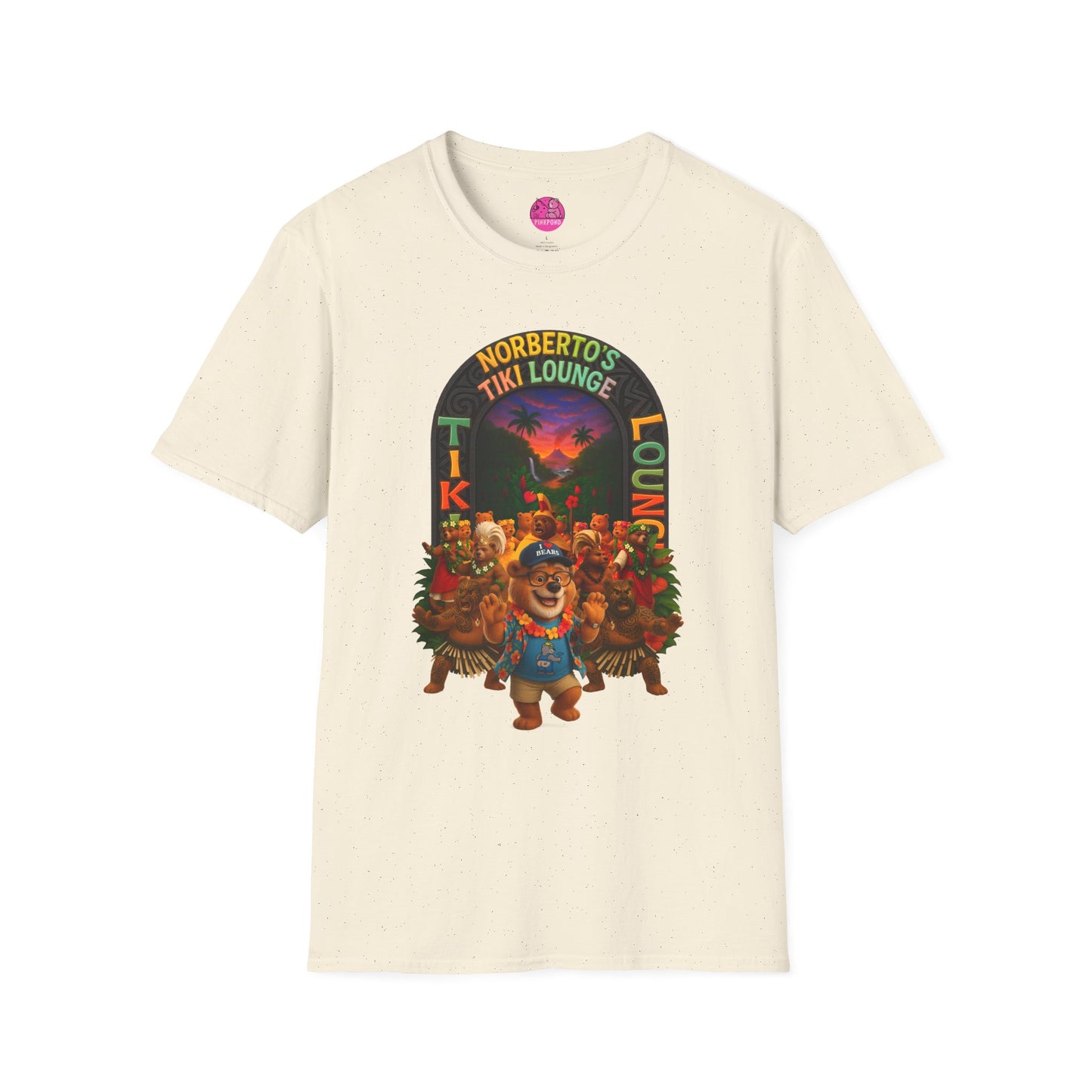 Unisex T-Shirt - Norberto’s Tiki Lounge Bear Tee - A Tribute to Kindness