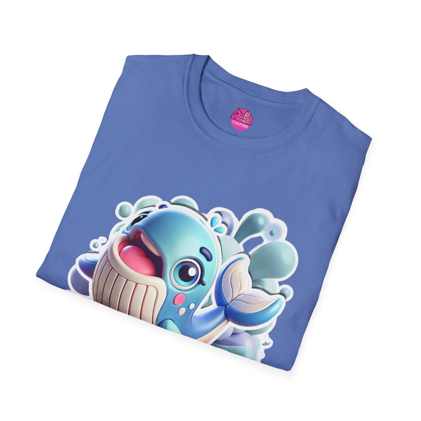 Walter the Whale - Joyful Ocean Explorer T-Shirt