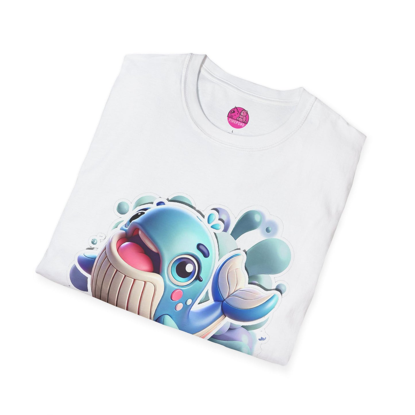 Walter the Whale - Joyful Ocean Explorer T-Shirt