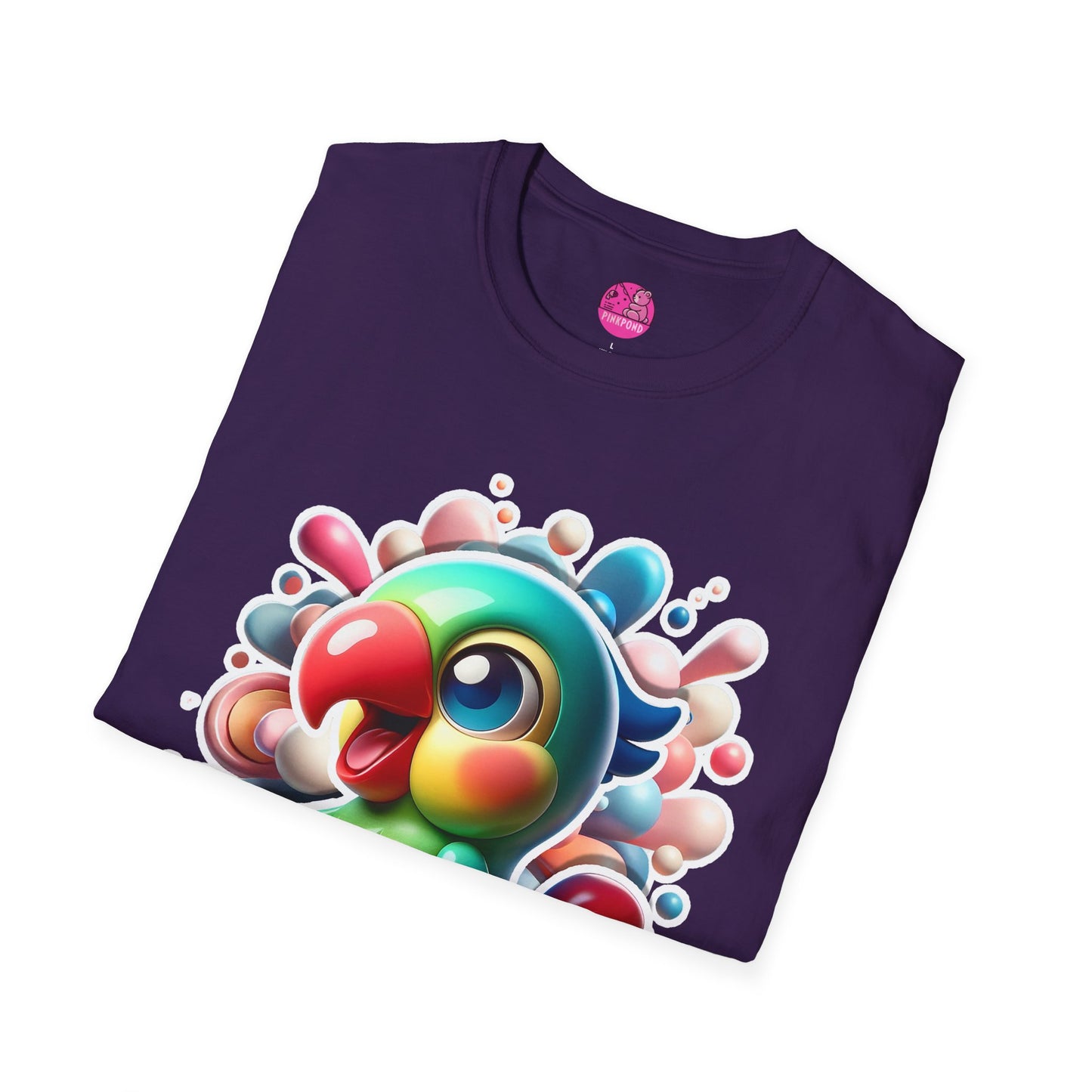 Penelope Parrot - Unisex Softstyle T-Shirt