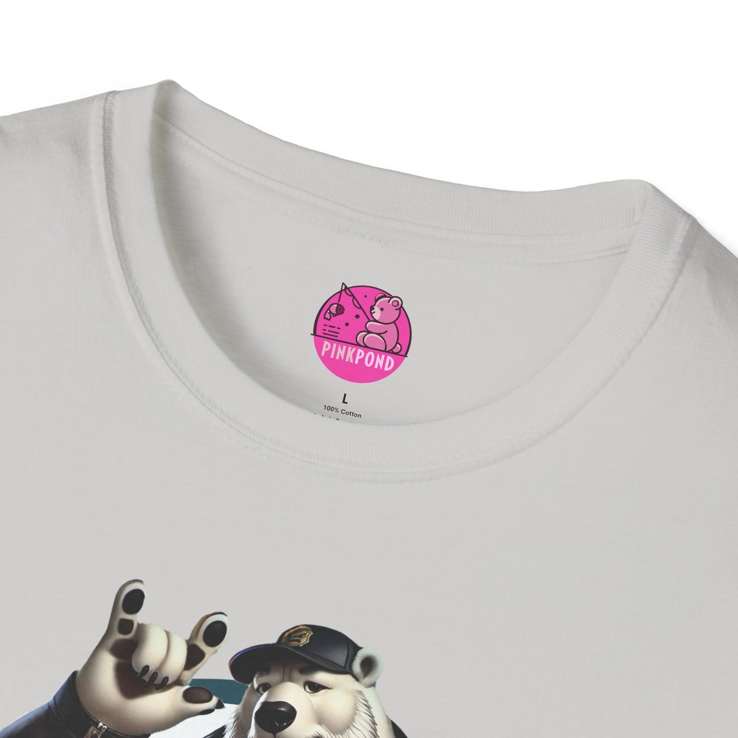 Artic Rebel Polar Bear Love Graphic Tee - ASL Love Sign