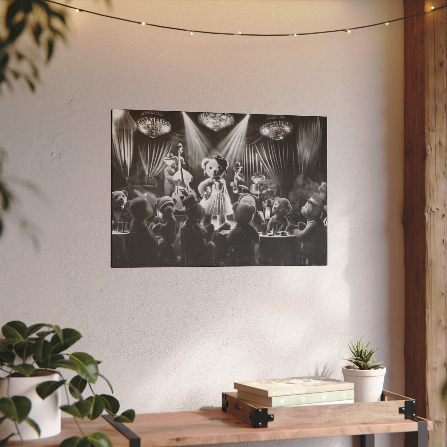 Delilah and the Bear Bottom Band by Andrew McCarter - Giclée Print Canvas