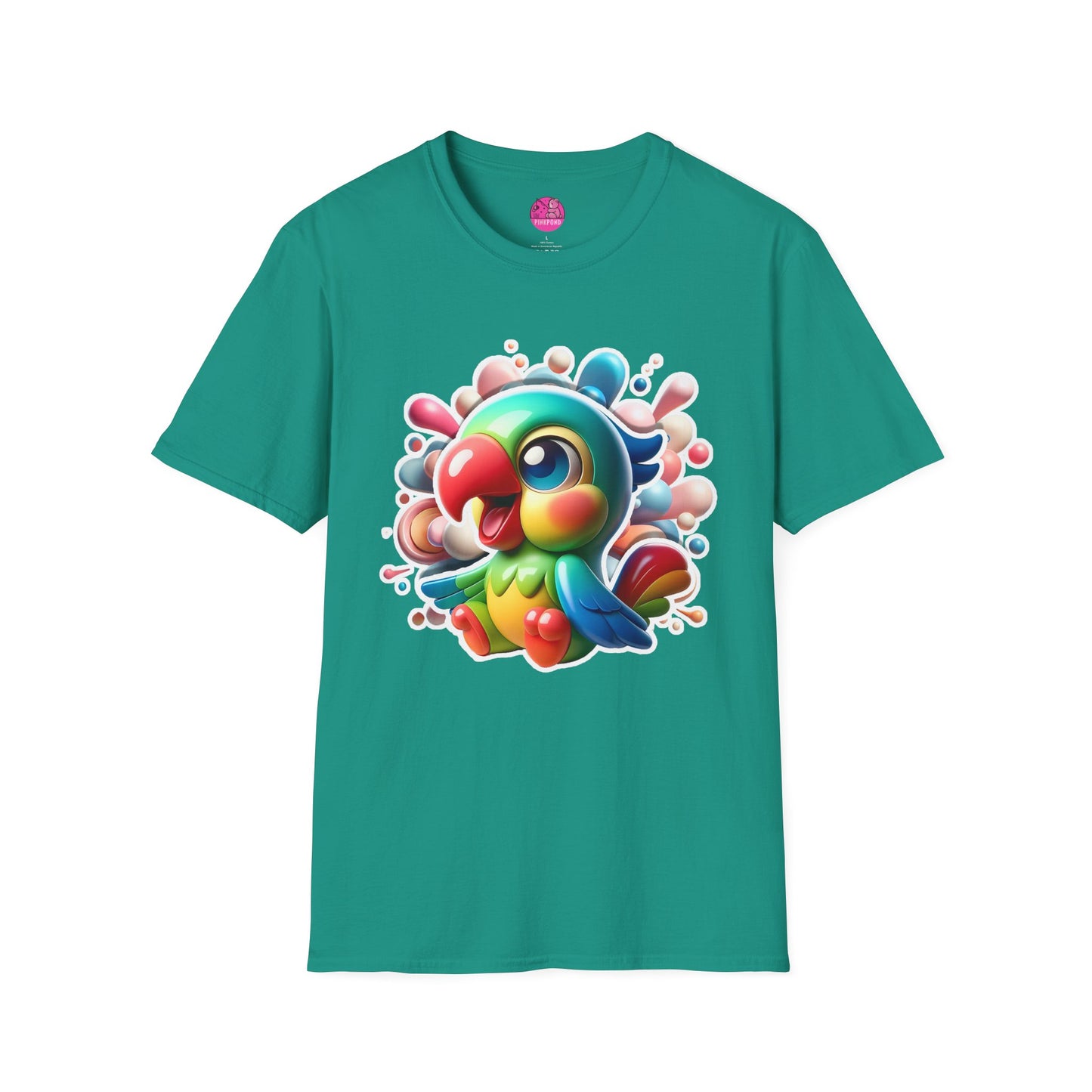 Penelope Parrot - Unisex Softstyle T-Shirt