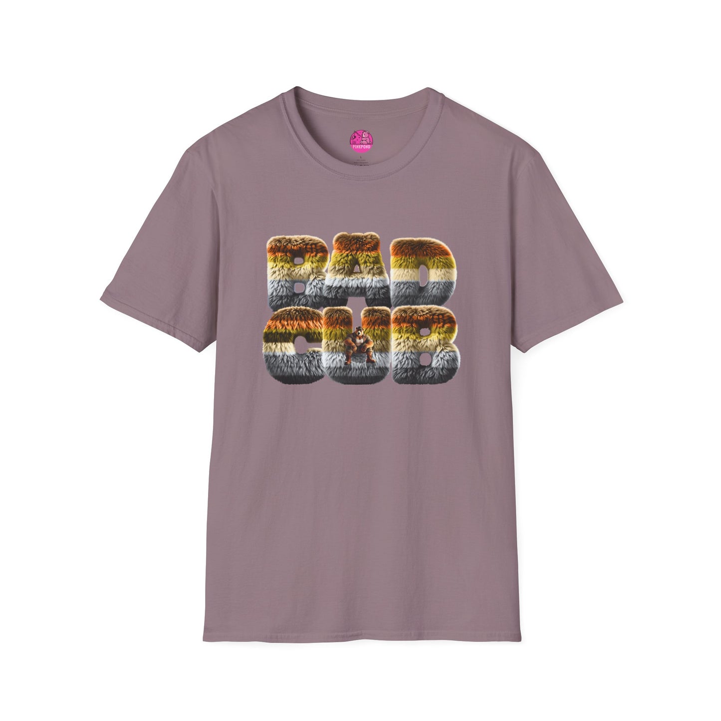 Pride Fur T-Shirt - Bad Cub Bear Pride Tee