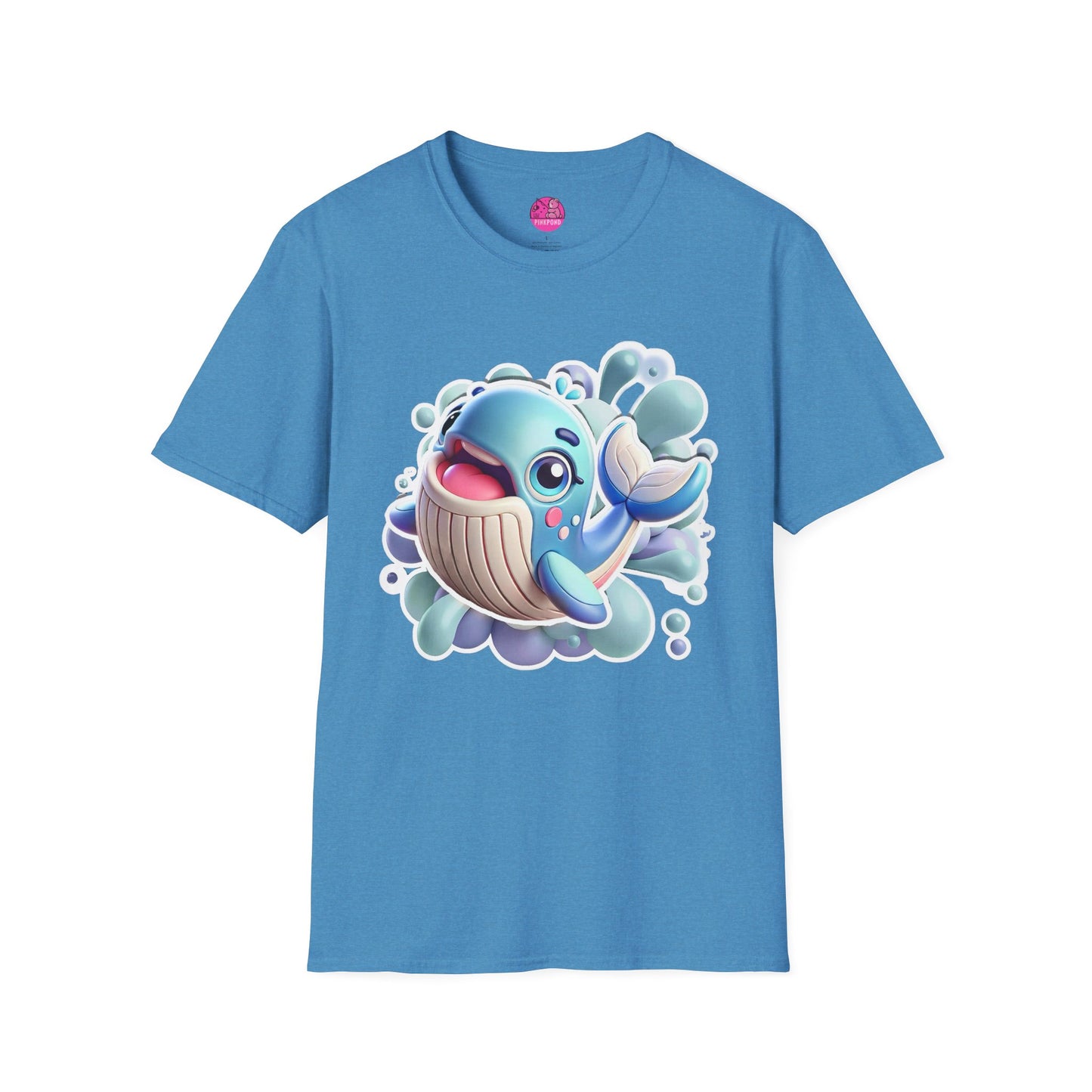 Walter the Whale - Joyful Ocean Explorer T-Shirt