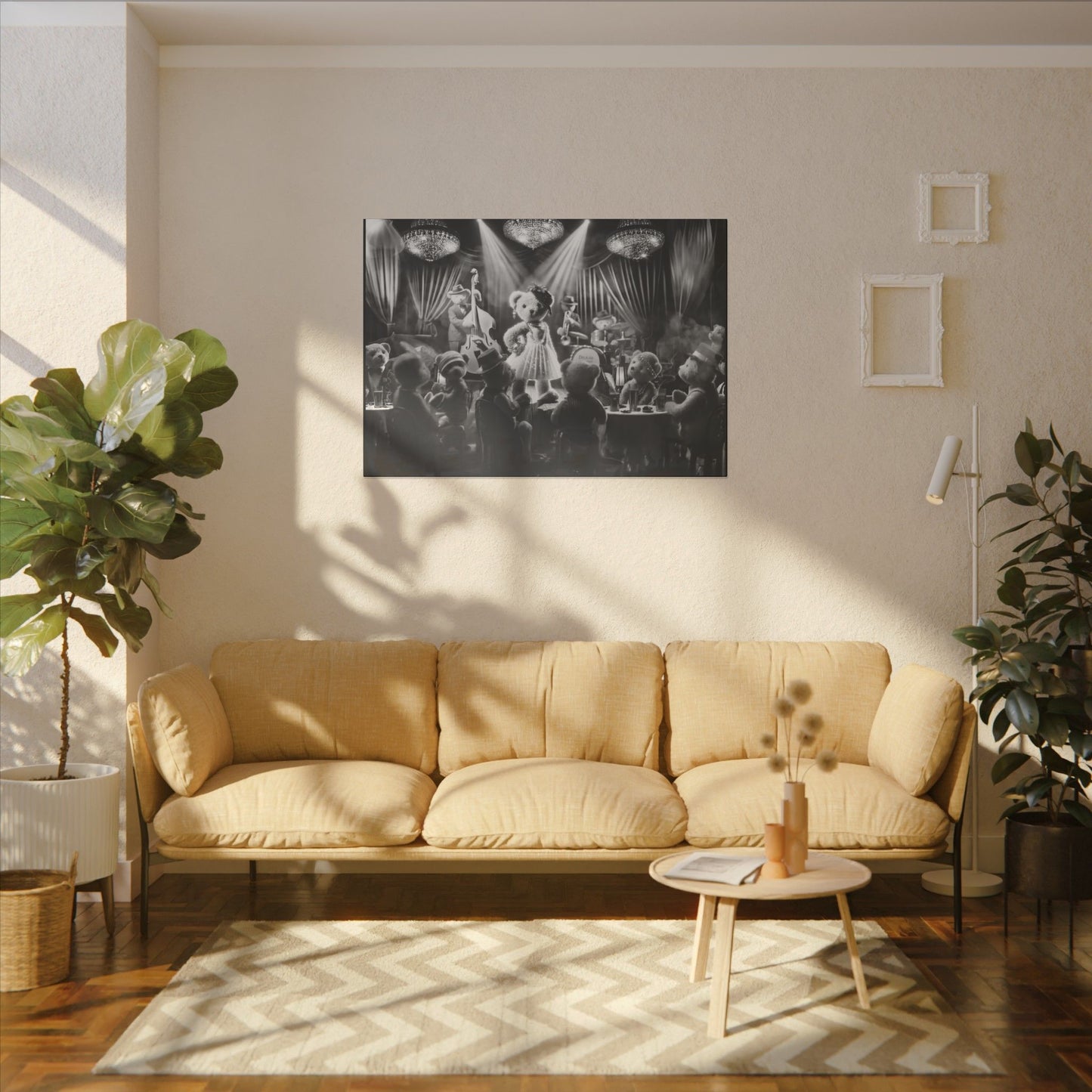 Delilah and the Bear Bottom Band by Andrew McCarter - Giclée Print Canvas