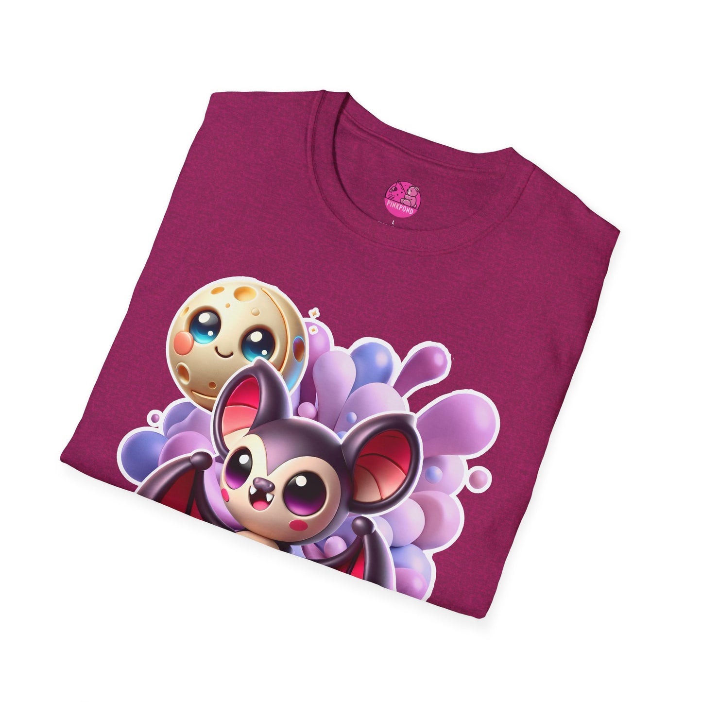 Viktor the Vampire Bat T-Shirt - Cute & Spooky Unisex Tee for Halloween Lovers