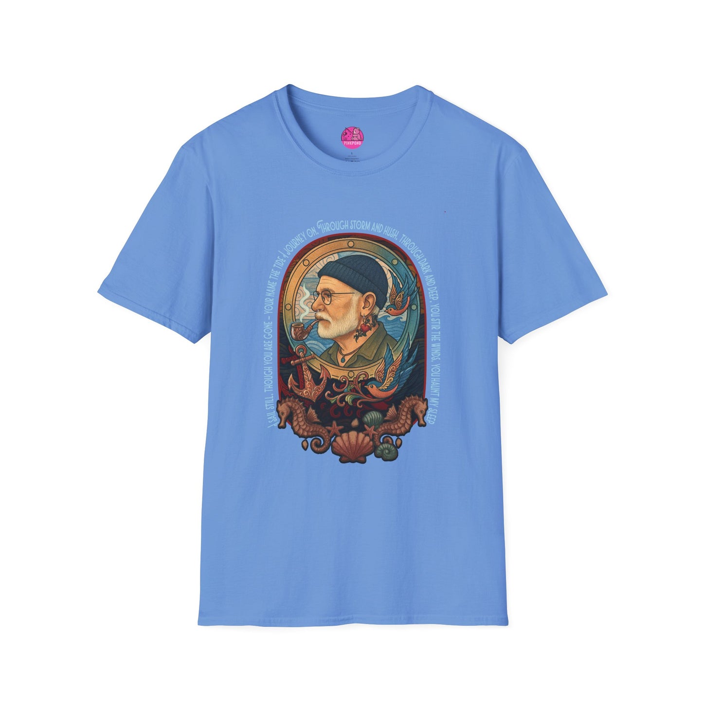 Nautical Anchor Unisex T-Shirt - Old Salt, Big Heart Design