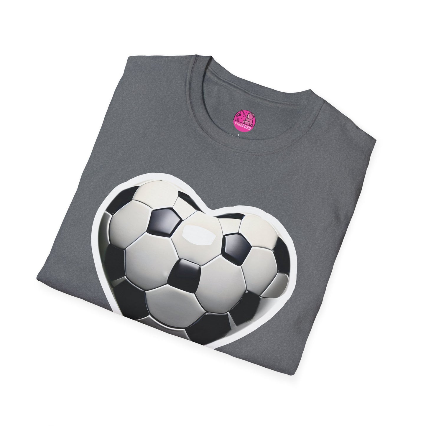 Football Heart Unisex T-Shirt - Love Life Design,