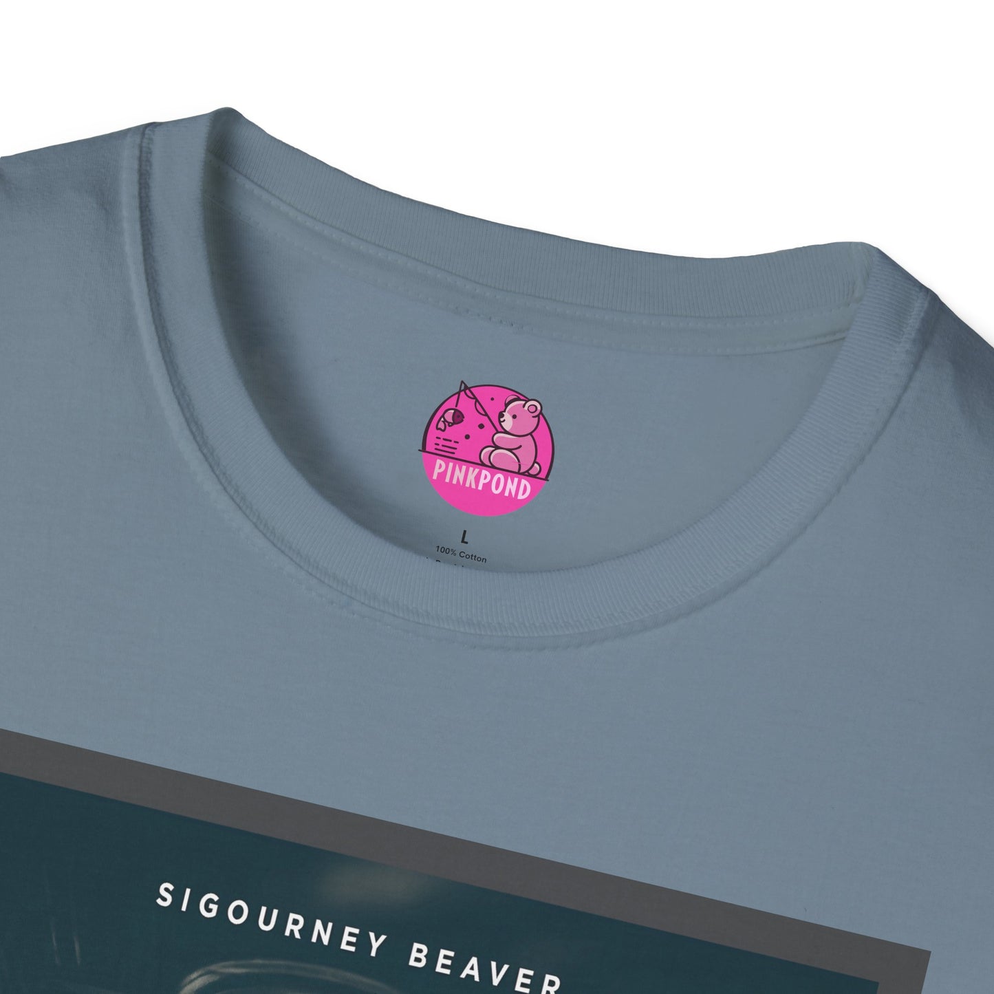 Retro Noir Alien Parody Sci-Fi T-Shirt Featuring Sigourney Beaver