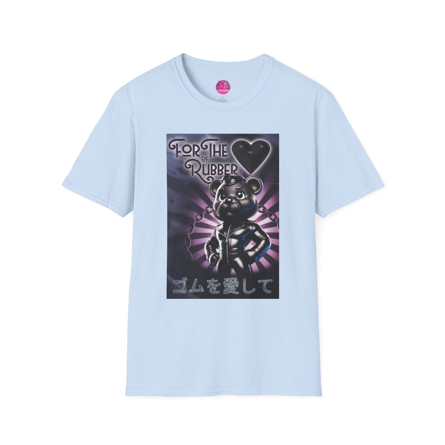 Rubber Bear” – Bold & Playful Tee 🖤🐻✨