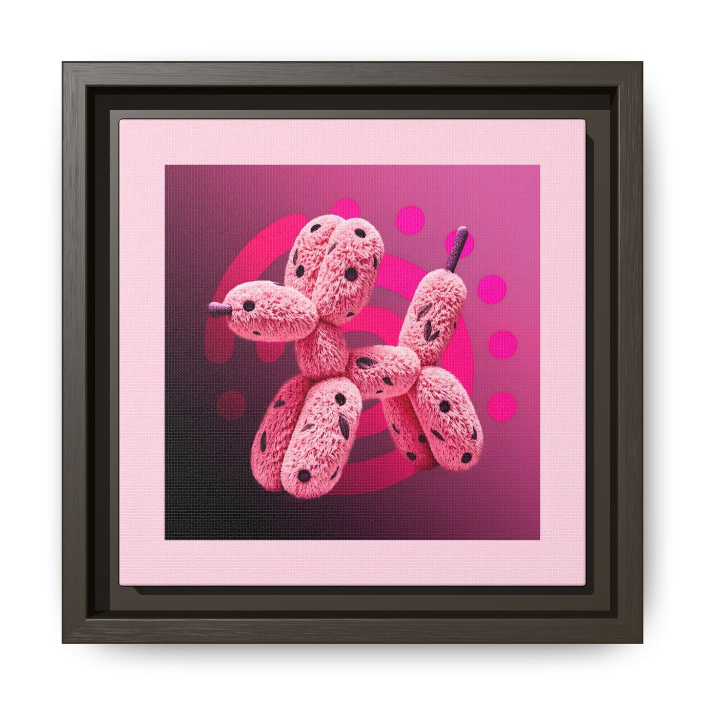 Canvas Art Print - Furry Balloon Dog