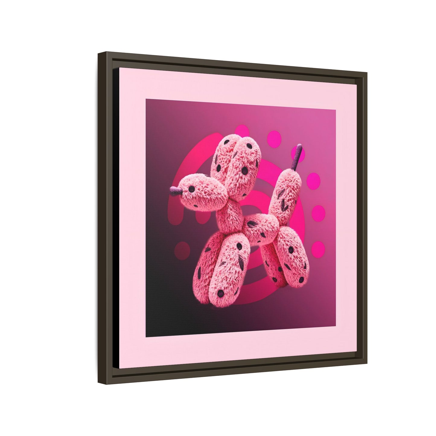 Canvas Art Print - Furry Balloon Dog