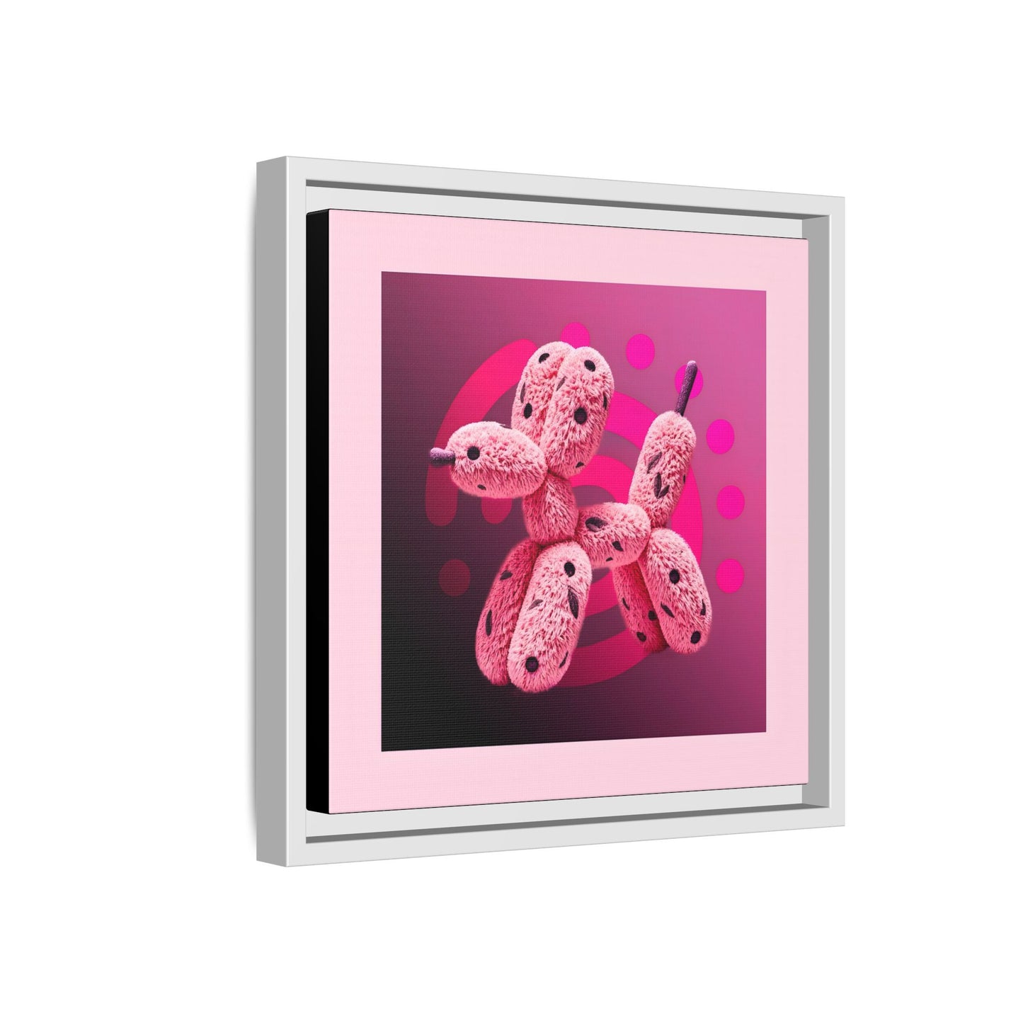 Canvas Art Print - Furry Balloon Dog