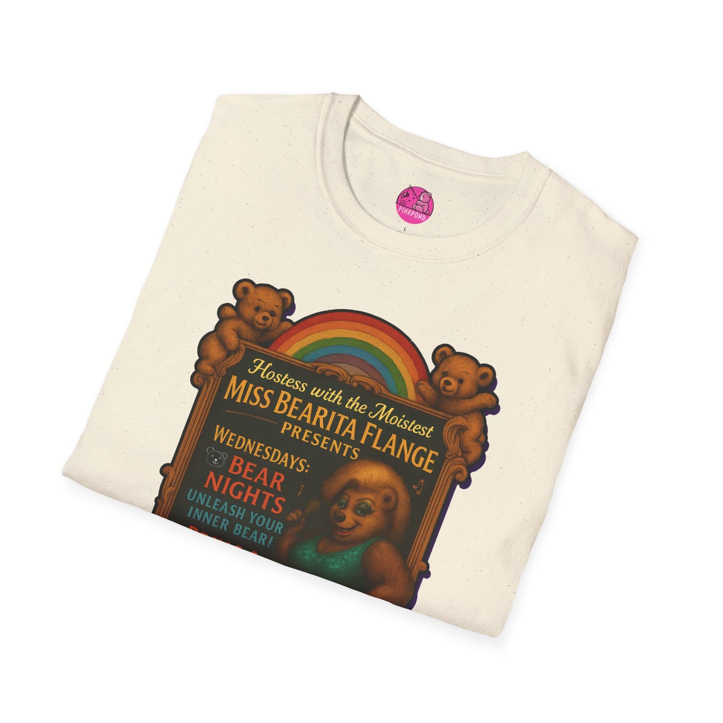 Bearita Flange Presents - camp drag bear tee
