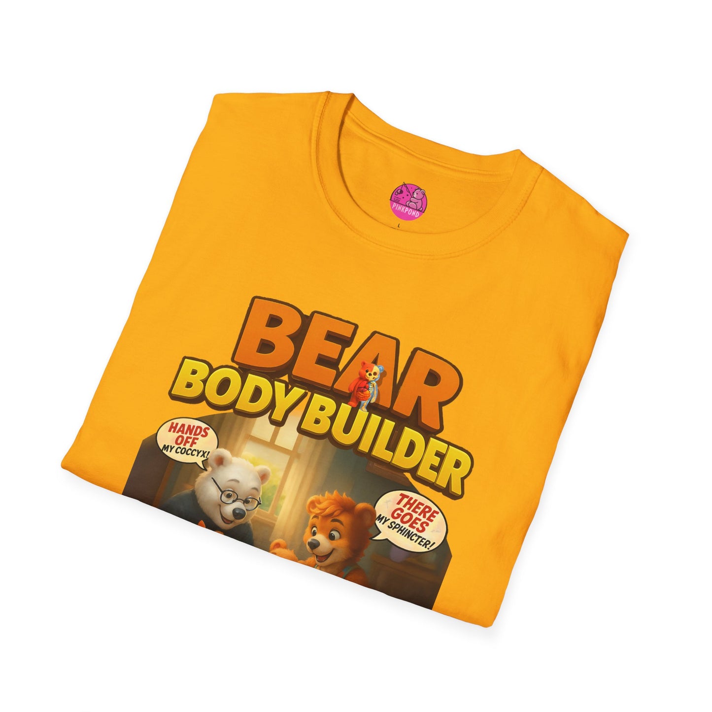Bear Body Builder Parody Game Tee