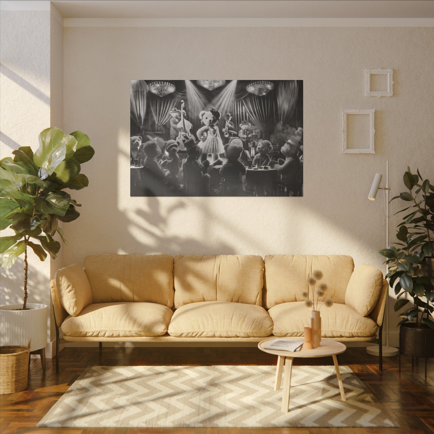 Delilah and the Bear Bottom Band by Andrew McCarter - Giclée Print Canvas