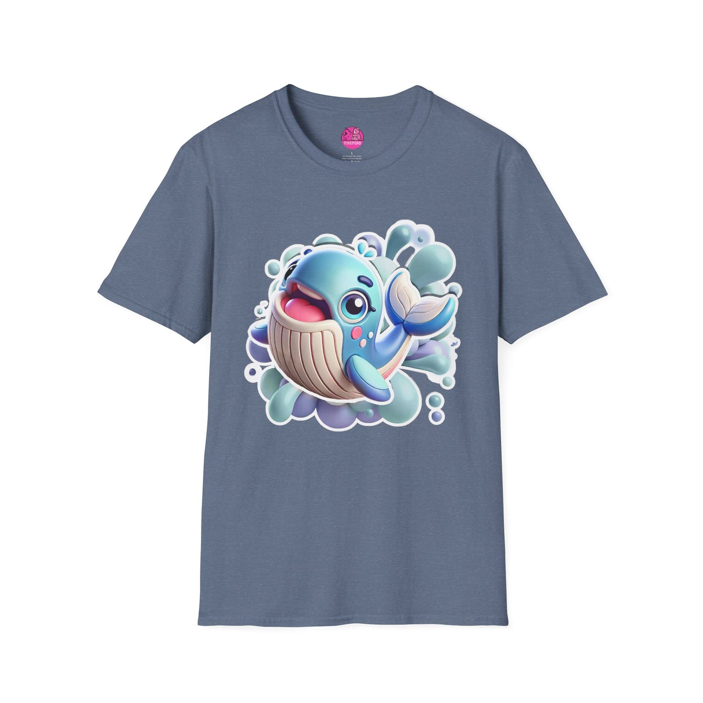 Walter the Whale - Joyful Ocean Explorer T-Shirt