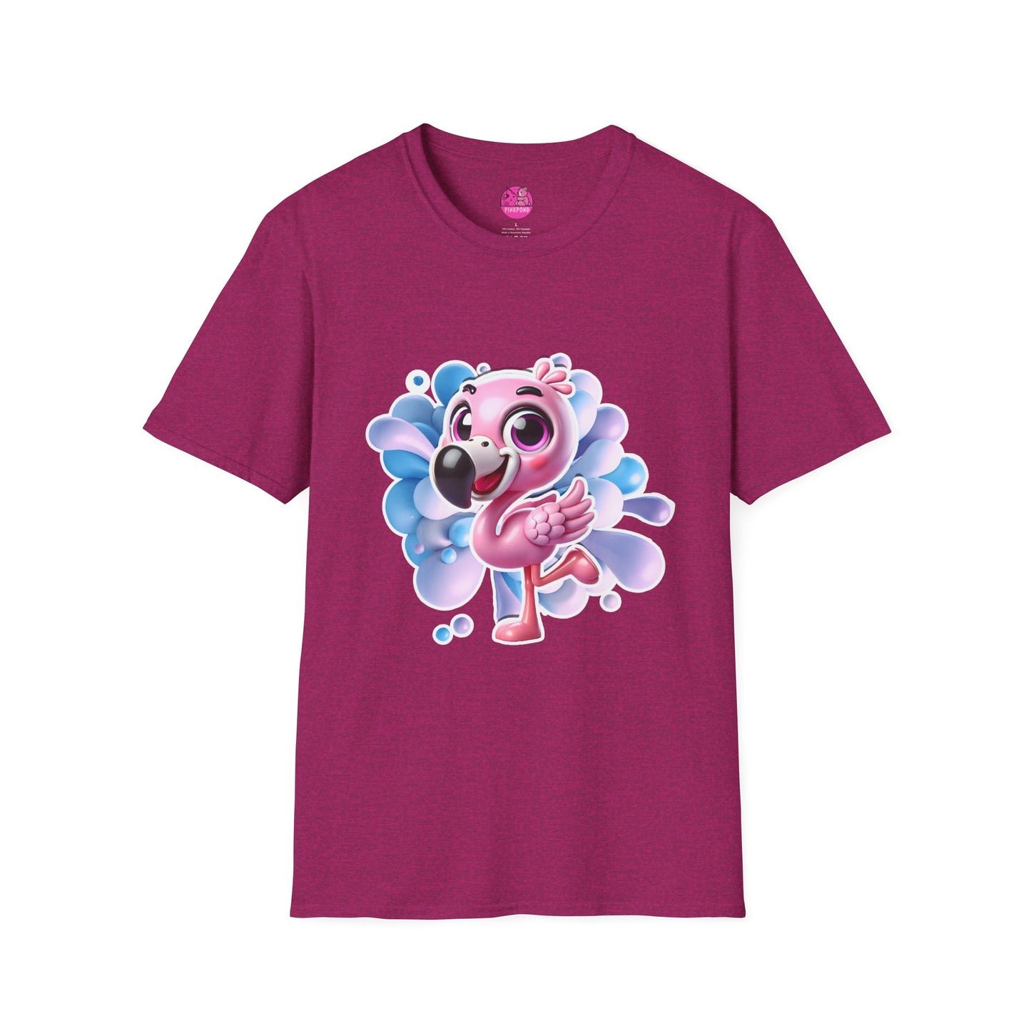 Fun and Colourful Fernando the Flamingo Unisex T-shirt
