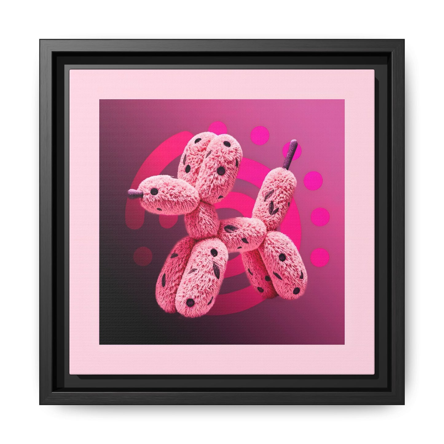 Canvas Art Print - Furry Balloon Dog