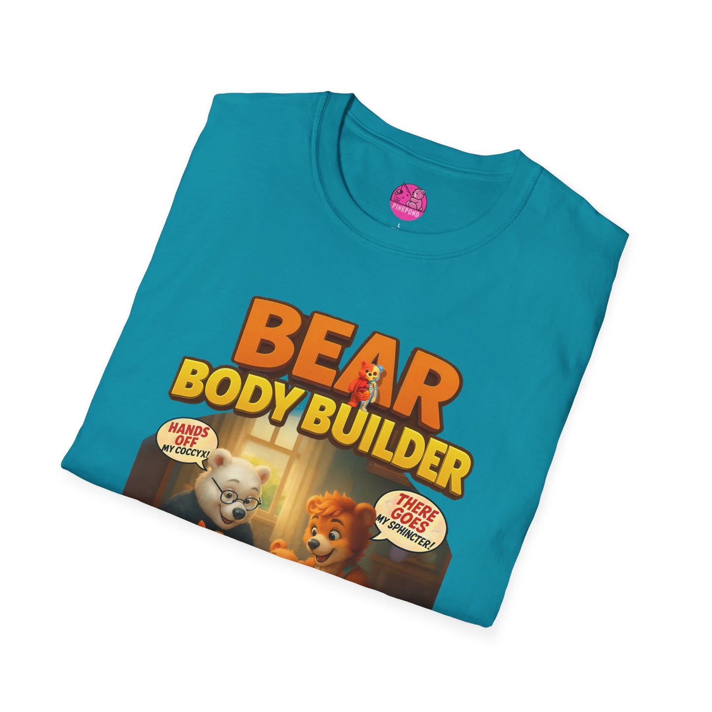 Bear Body Builder Parody Game Tee