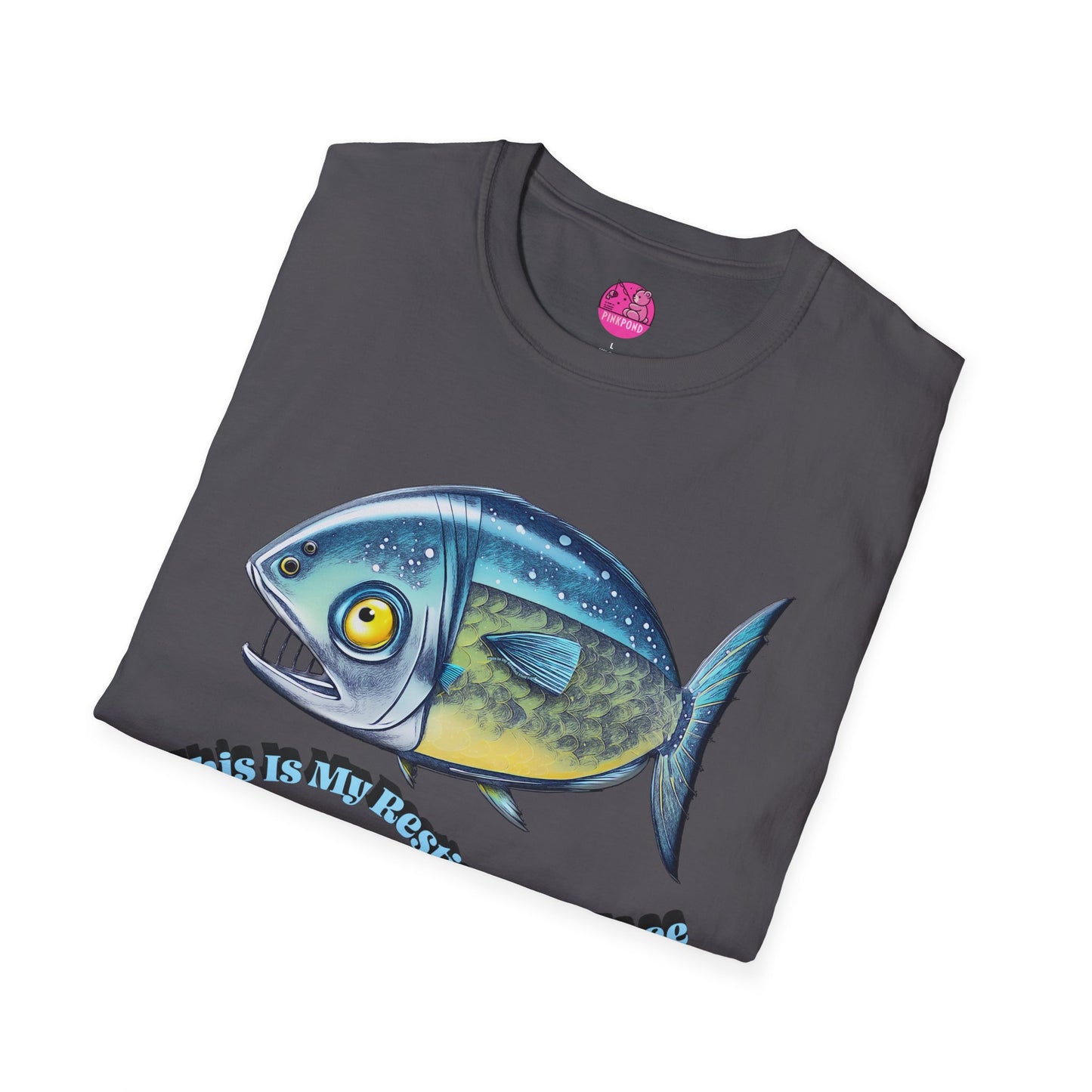 Resting Fish Face T-Shirt - Ocean-Inspired Unisex Tee for Marine Enthusiasts and Pun-Lovers