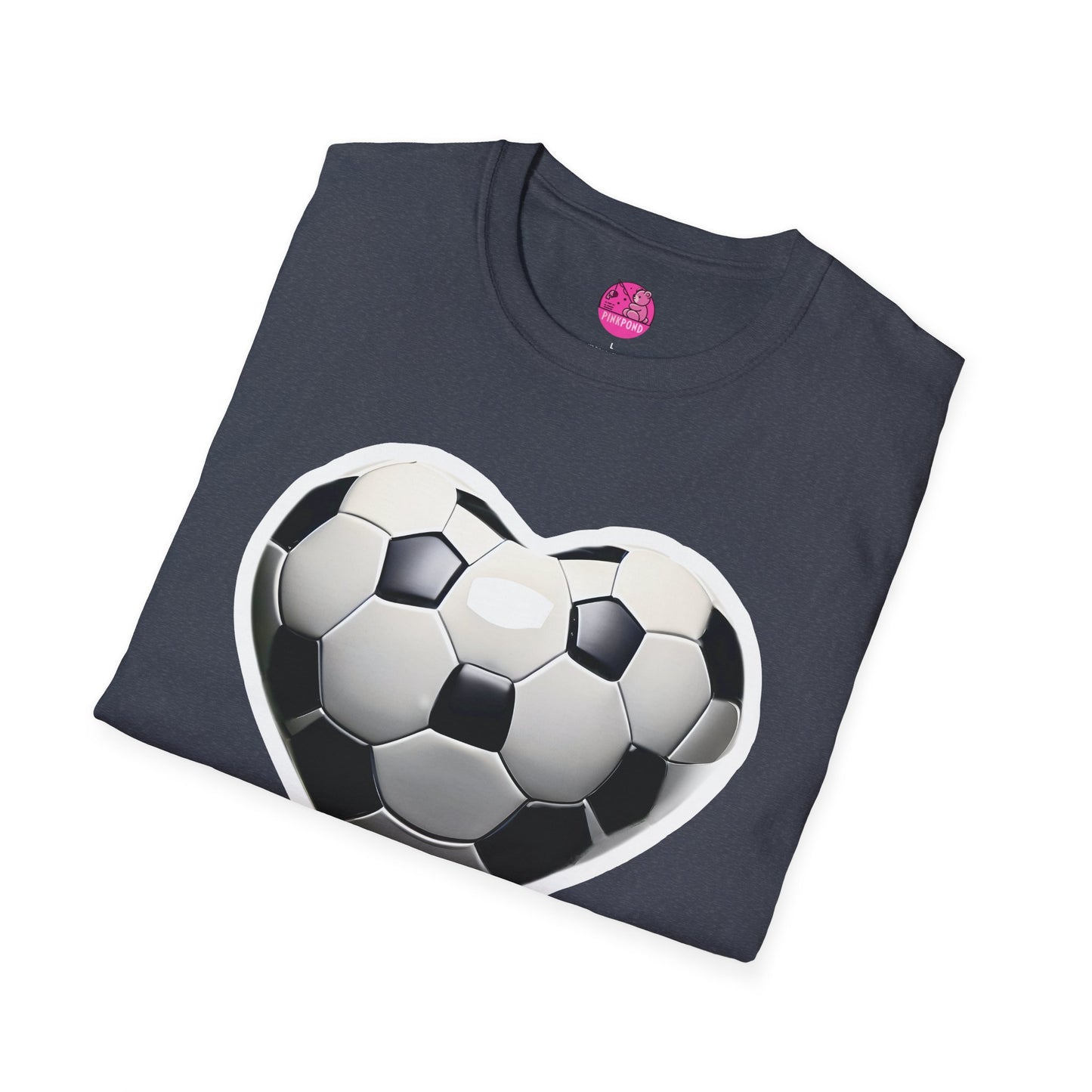 Football Heart Unisex T-Shirt - Love Life Design,