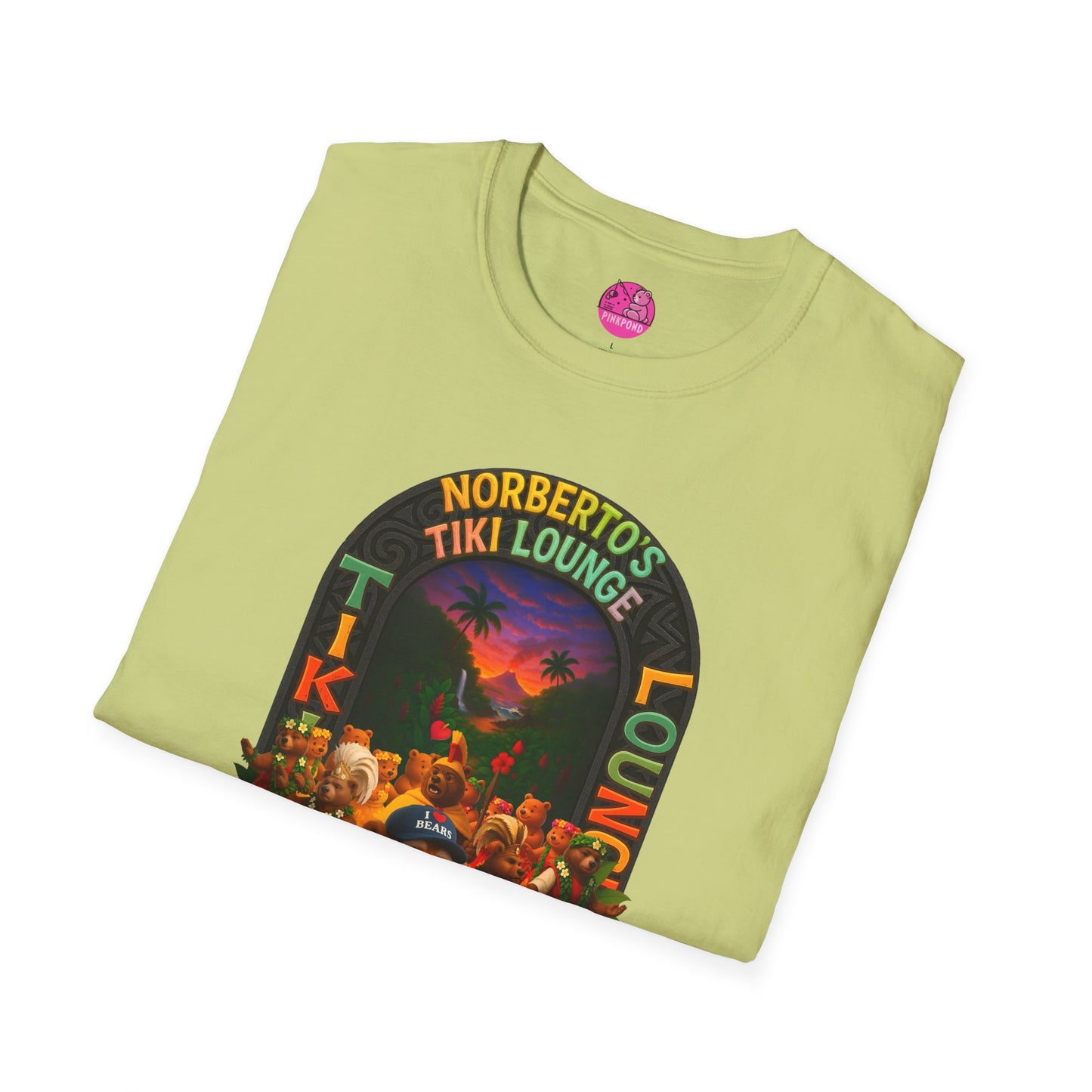 Unisex T-Shirt - Norberto’s Tiki Lounge Bear Tee - A Tribute to Kindness