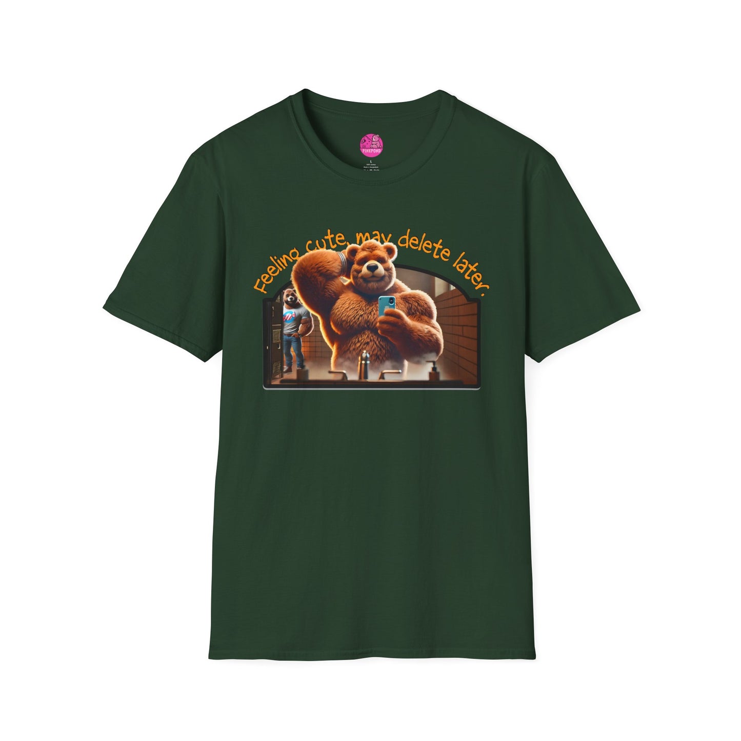 Feeling Cute Bear Selfie T-Shirt