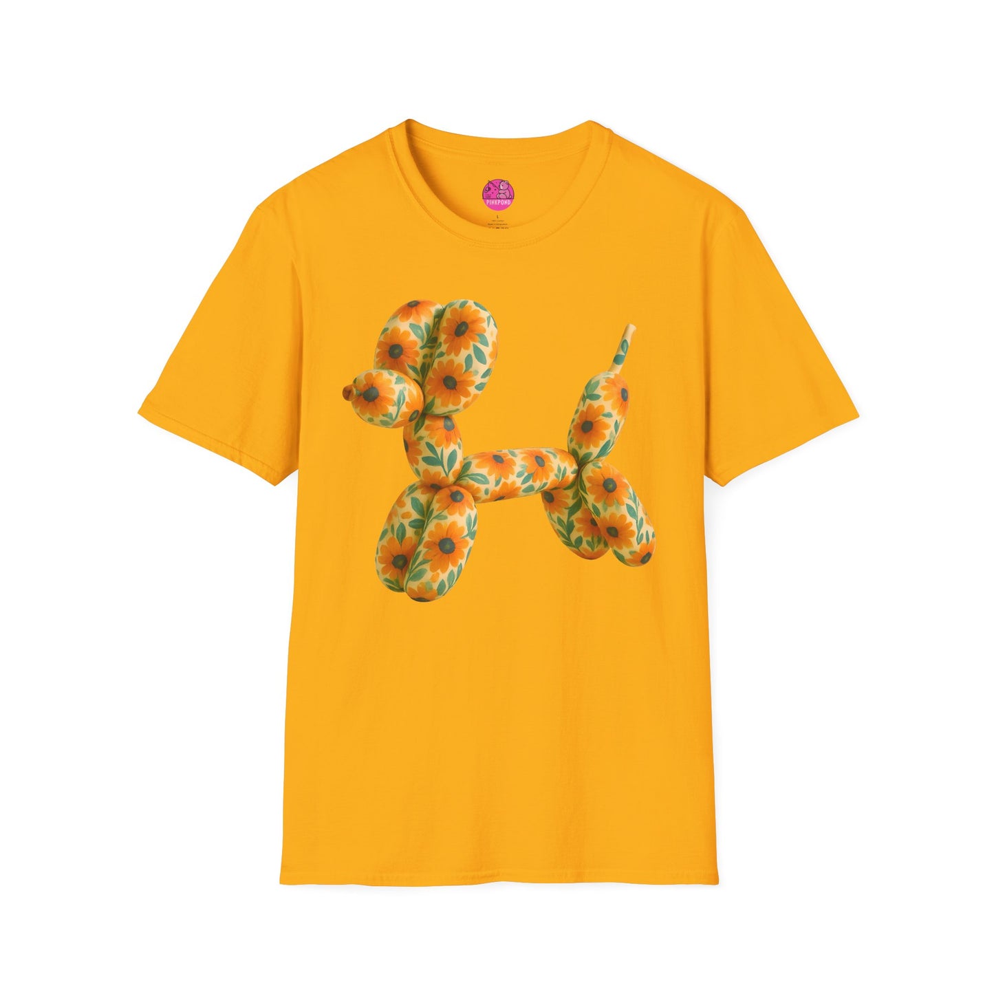 Sunflower Balloon Dog T-Shirt