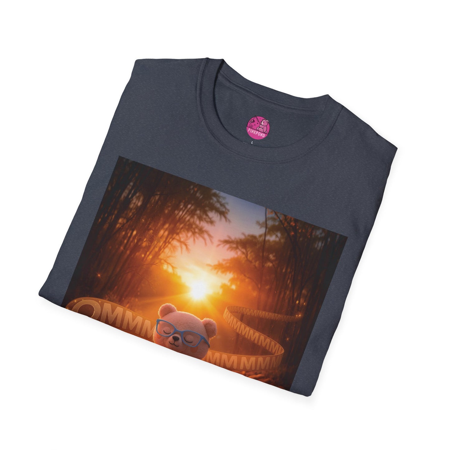 Meditating Bear Golden Hour T-Shirt