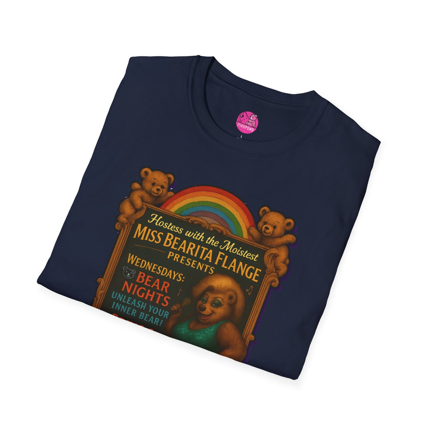Bearita Flange Presents - camp drag bear tee