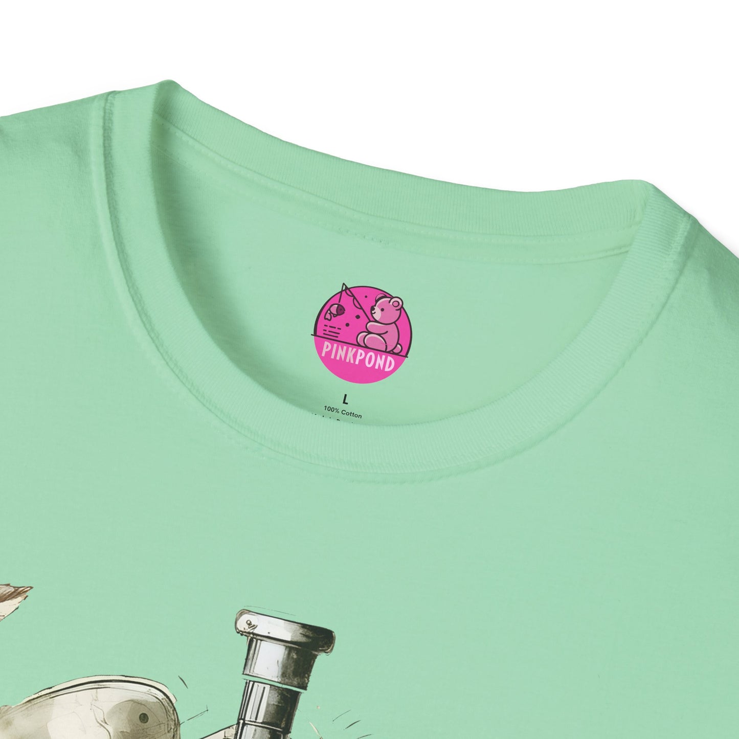 Steampunk T-Shirt 'Breathe In, Wind Up' PinkPond Tee