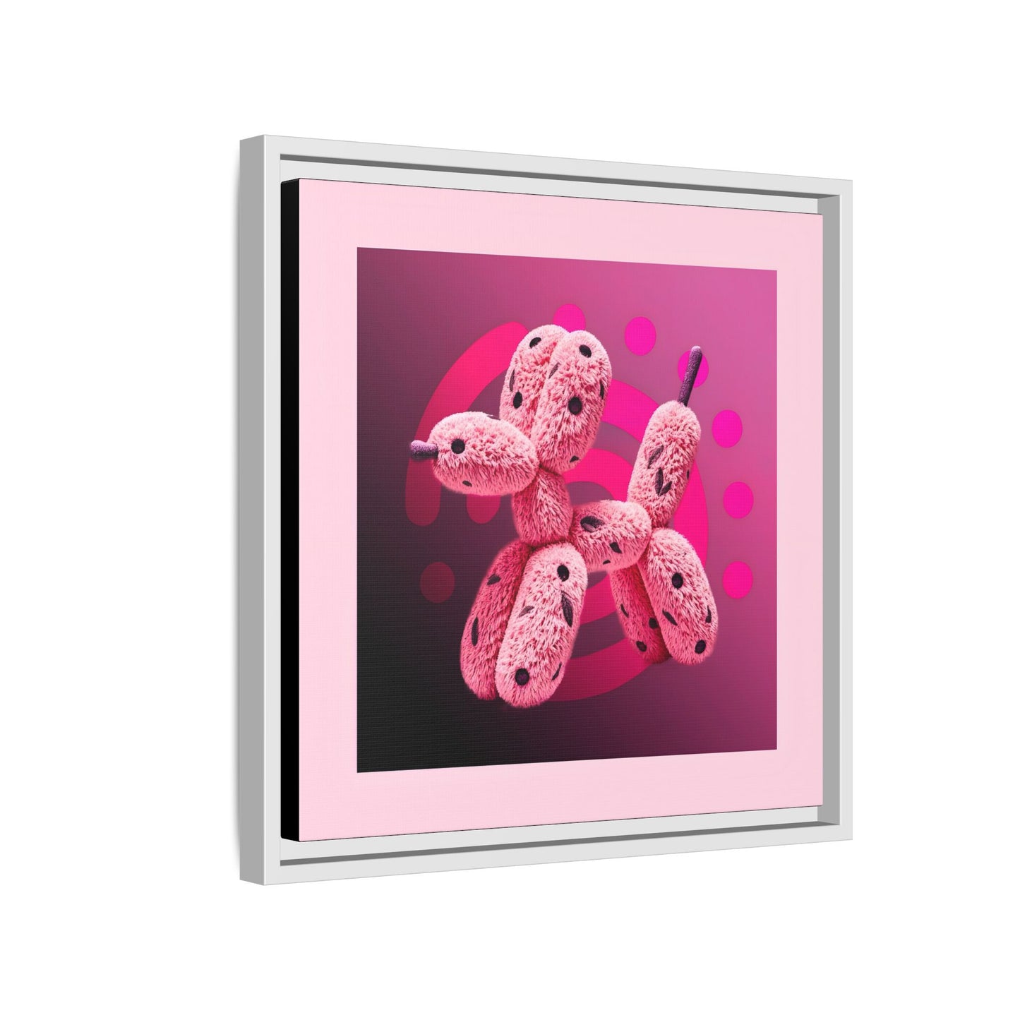 Canvas Art Print - Furry Balloon Dog